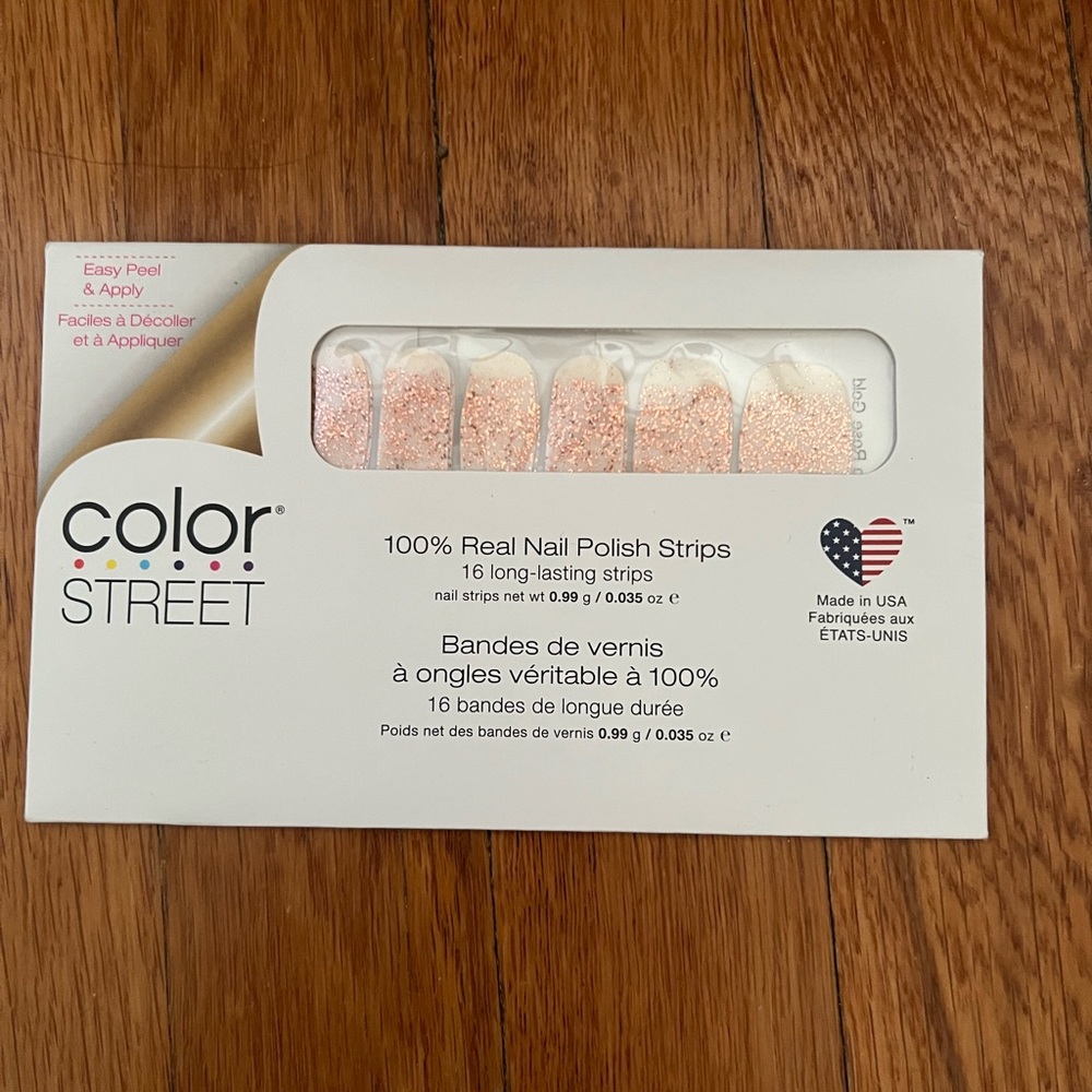Color Street Glitter Coming Up Rose Gold Brand New Sealed in package